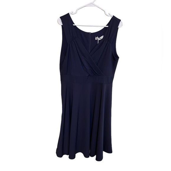 Grace Karin Dresses & Skirts - Grace Karin Fit & Flare Dress Sweetheart Neckline Sleeveless Navy Blue Size XL